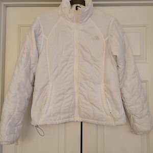Northface White Jacket Women Medium